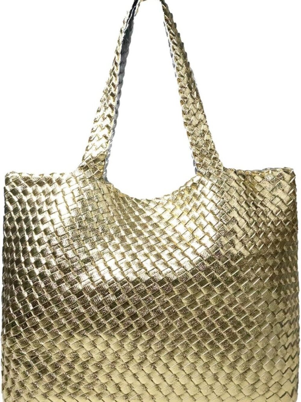 Large Woven Tote Bag for Women, Handmade Summer Beach Handbag & Retro Purse